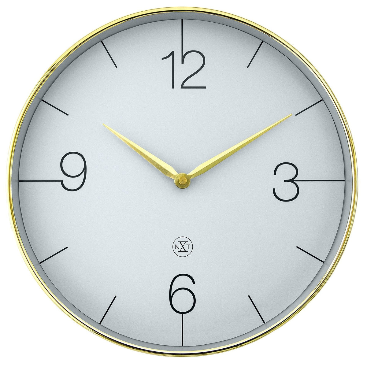 Väggklocka Finesse Nxt 30,5 cm Guld/Grå från NeXtime