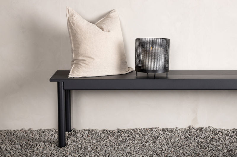 Bänk - Modena - Svart 180cm