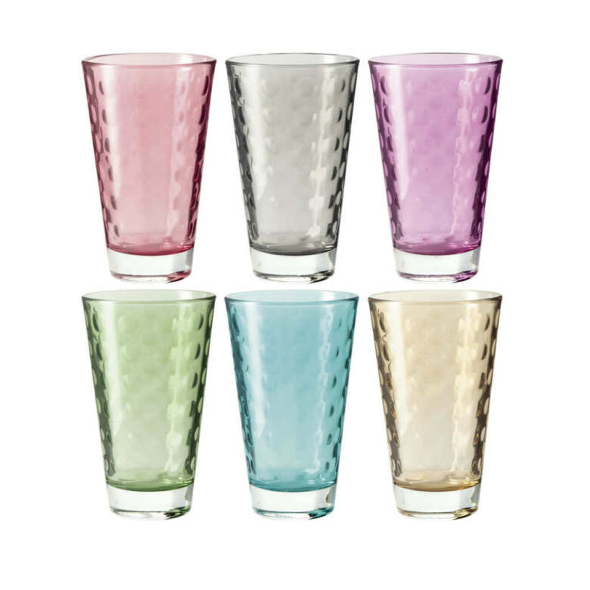 Dricksglas Optic Ld Flerfärgade 6-Pack 30 cl från Leonardo