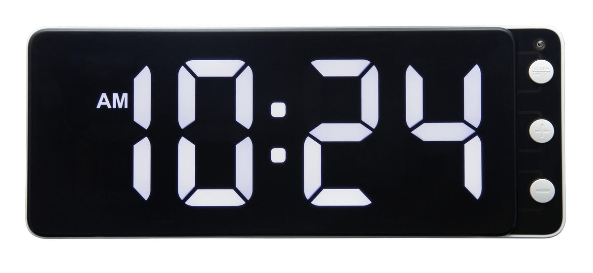 Väggklocka/Bordsklocka Digital 27 cm Svart/Vit från NeXtime