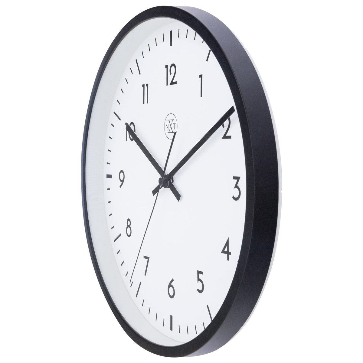 Väggklocka Easy Big 30 cm Svart/Vit från NeXtime