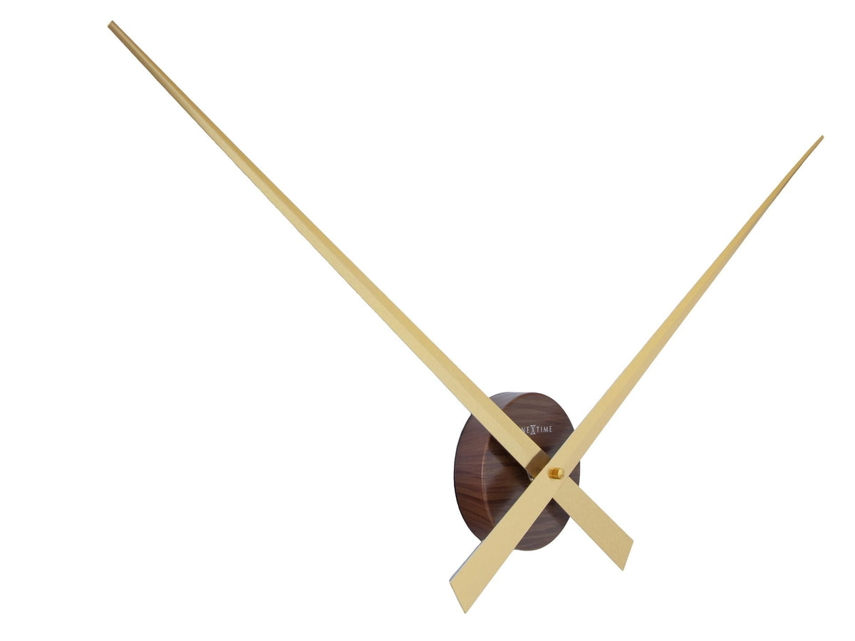 Väggklocka Hands 85 cm Vintage Gold från NeXtime