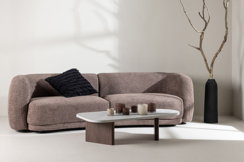 Cielo 3-sits soffa - Brun