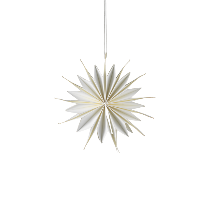 UNI Julgransdekoration, Vit – diameter: 15 cm, djup: 4 cm