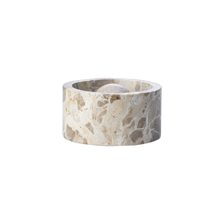 THYME Mortel med stöt, Beige – diameter: 12 cm, höjd: 6 cm