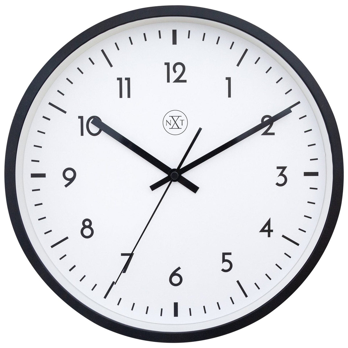 Väggklocka Easy Big 30 cm Svart/Vit från NeXtime