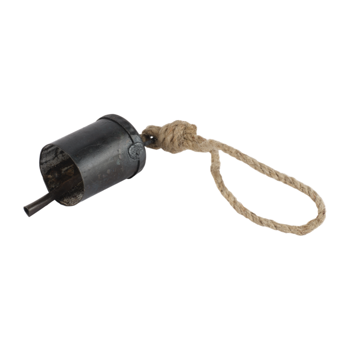 THOR Dekorationsbjällra, Grå – diameter: 3 cm, höjd: 6 cm