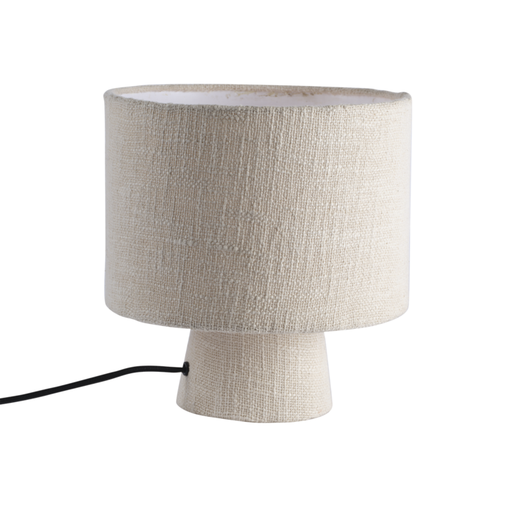 SONNY Bordslampa, Elfenben – diameter: 25 cm, höjd: 27 cm