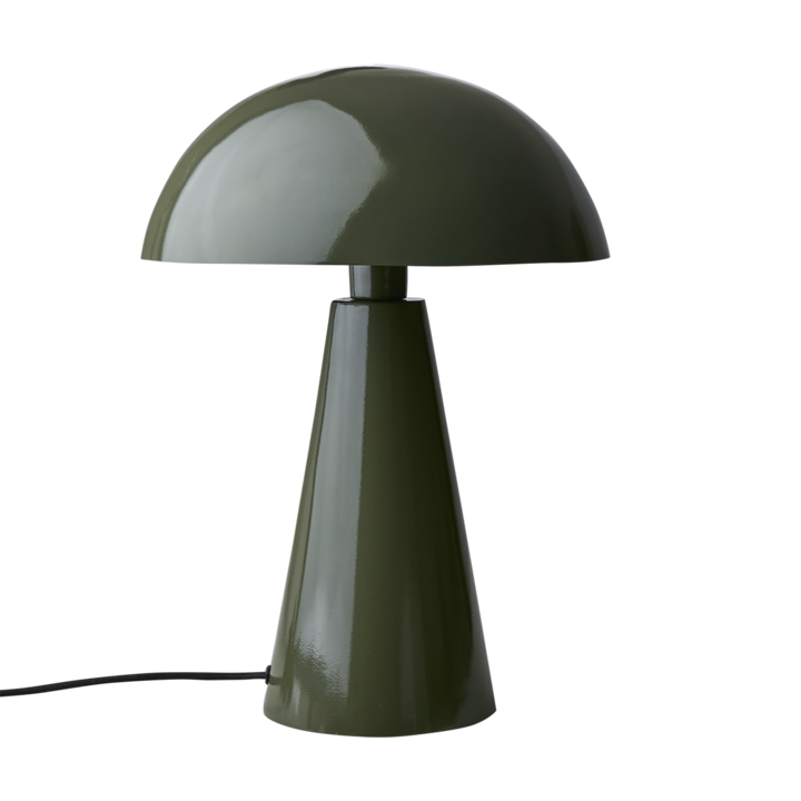 FRANK Bordslampa, Grön – diameter: 30 cm, höjd: 45 cm