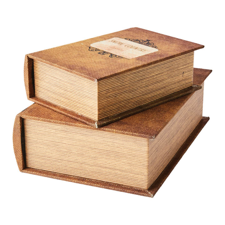 BROOKE Låda, set om 2, Natur – längd: 27 cm, bredd: 19 cm, höjd: 8 cm, längd: 20 cm, bredd: 14 cm, höjd: 6 cm