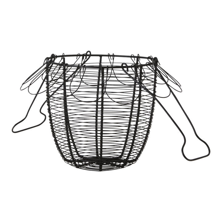 WIRE Korg, Svart – diameter: 14/29 cm, höjd: 20/37 cm