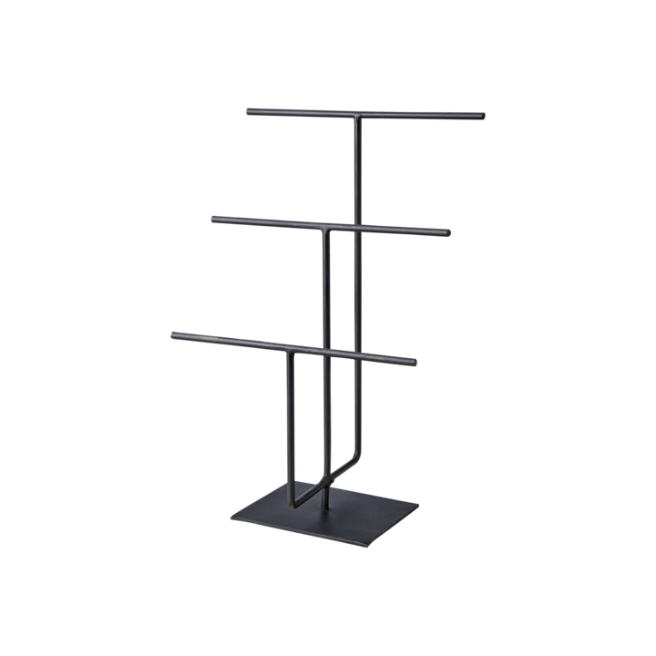 LOKE Smyckesställ, Svart – längd: 23 cm, bredd: 11 cm, höjd: 35 cm