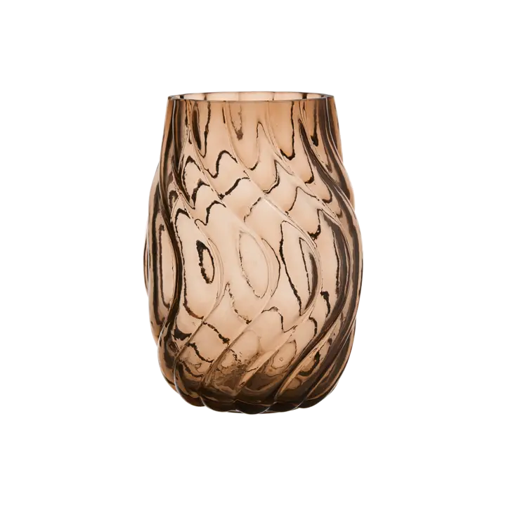 TWIST Vas 23 cm – Brun från Affari of Sweden
