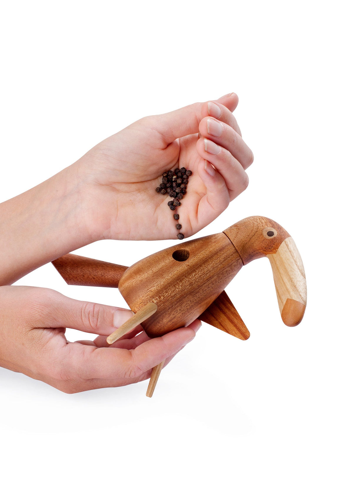 Pepparkvarn The Pepper Bird Original 20,5 cm Mahogny från Spring Copenhagen
