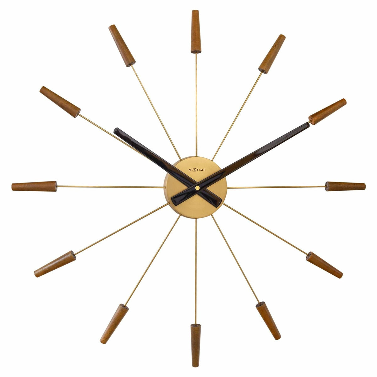 Väggklocka Plug Inn 58 cm Brons från NeXtime