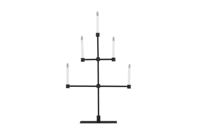 Avoriaz Adventsljusstake 53x92 cm - Svart