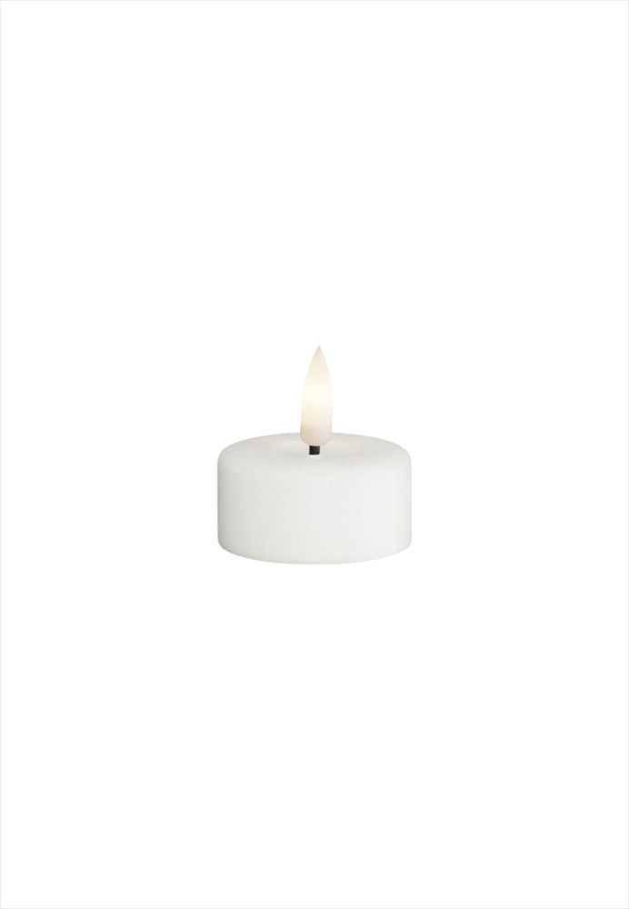 LED Värmeljus 3,5x4 cm Vit 4-pack DeluxeHomeart
