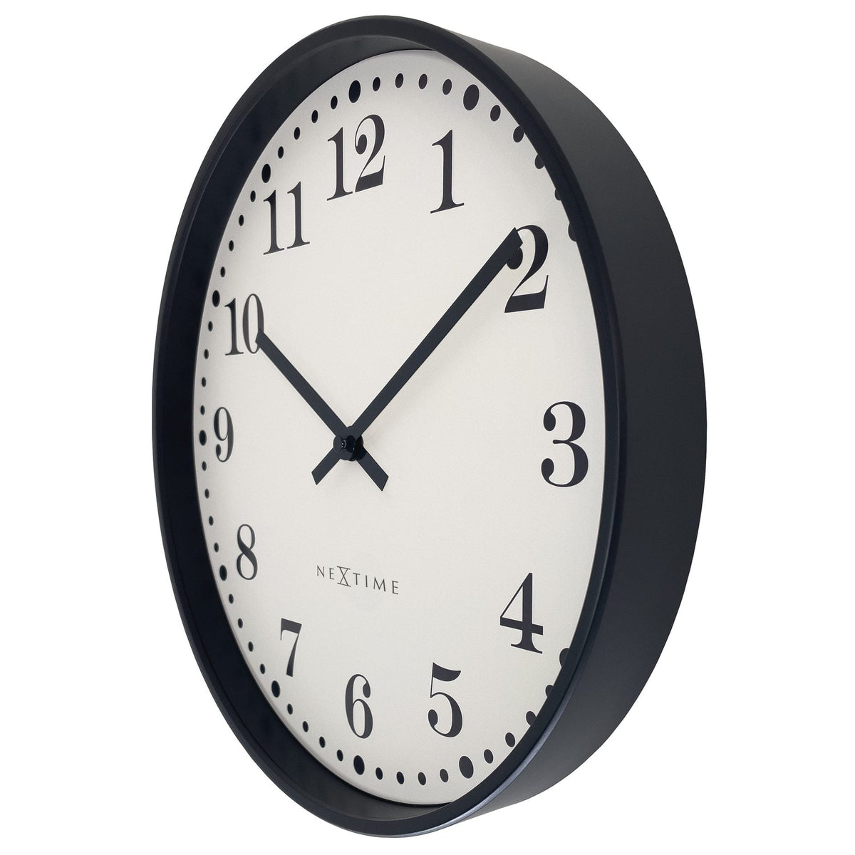 Väggklocka Dickens 30 cm Svart/Vit från NeXtime