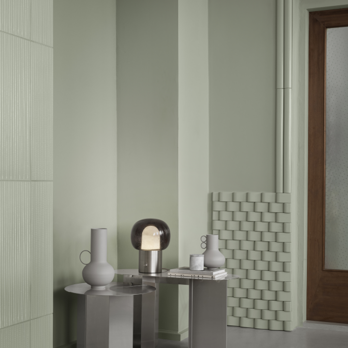 Doftljus Frabli Marmor 10 cm Tonga Sharkskin från blomus