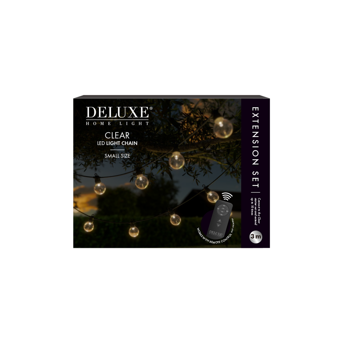 Ljusslinga LED Clear Extra Set S 3 m från DeluxeHomeart