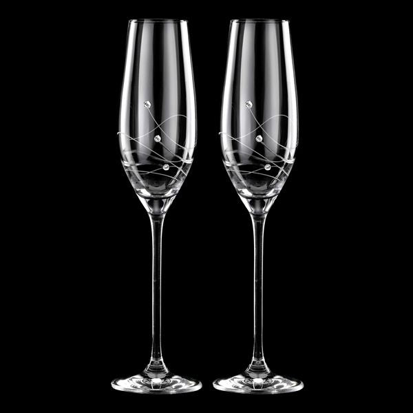 Clio - Champagneglas med Swarovski-kristaller Rödvinsglas MATRIVO