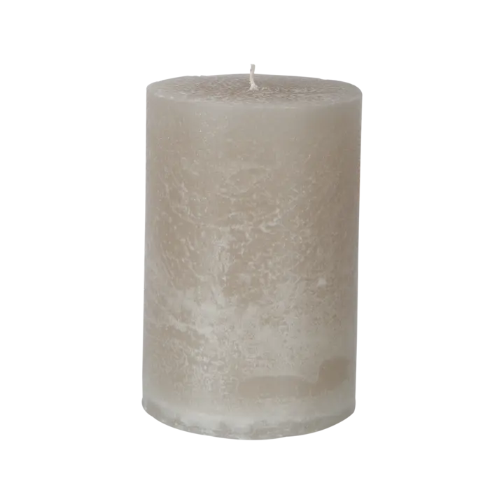 COTE NORD Blockljus ljusgrått diameter 10 × 15 cm