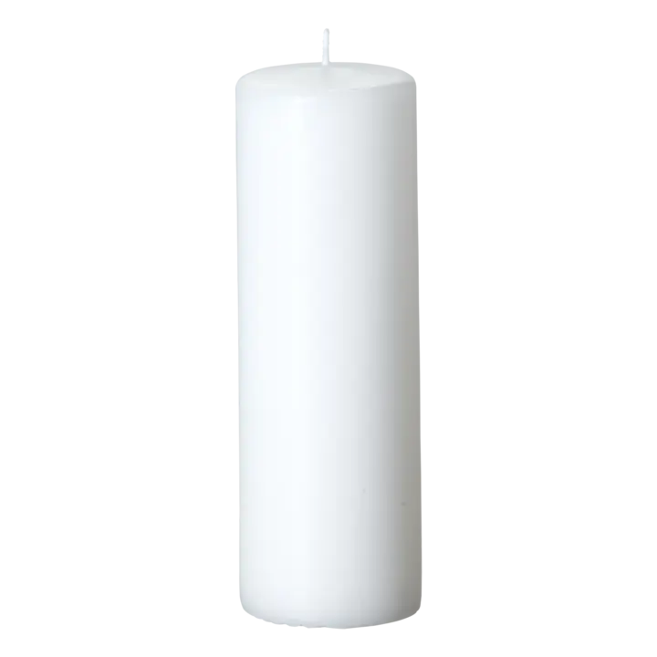 SKYLINE Blockljus vitt diameter 6,8 × 20 cm