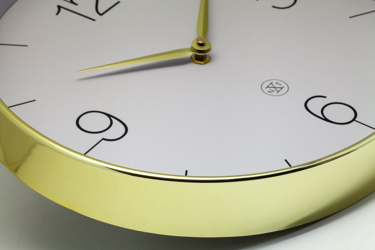 Väggklocka Finesse Nxt 30,5 cm Guld/Grå från NeXtime