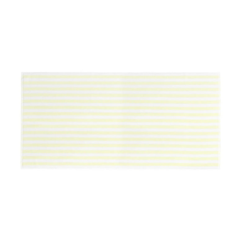 ARTO Bath Towel 140 x 70 cm White/Transparent Yellow