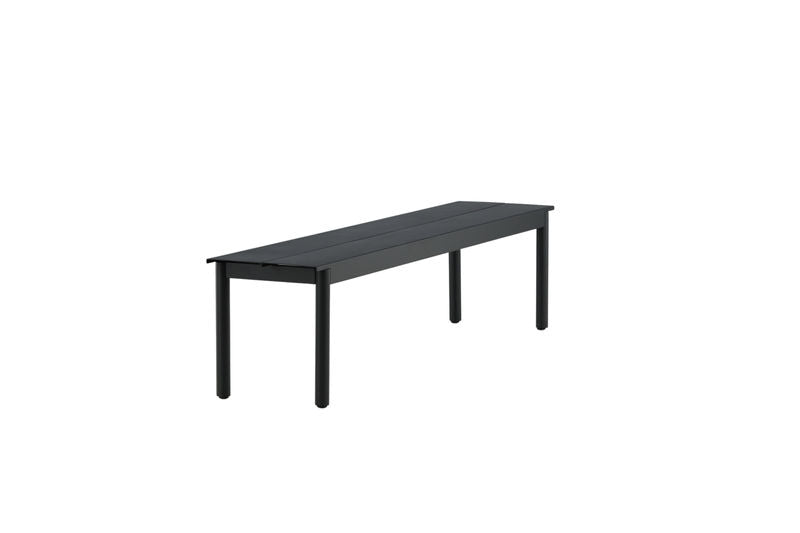 Bänk - Modena - Svart 180cm