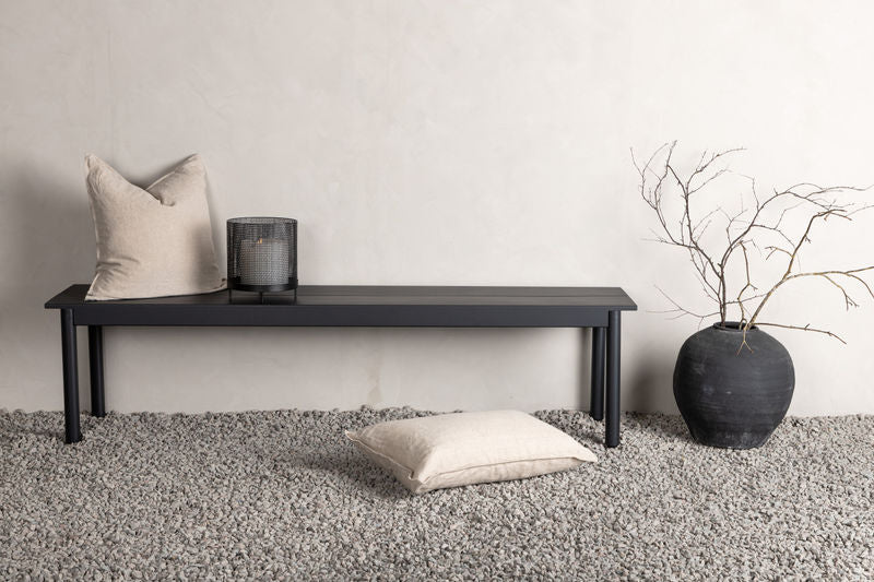 Bänk - Modena - Svart 180cm
