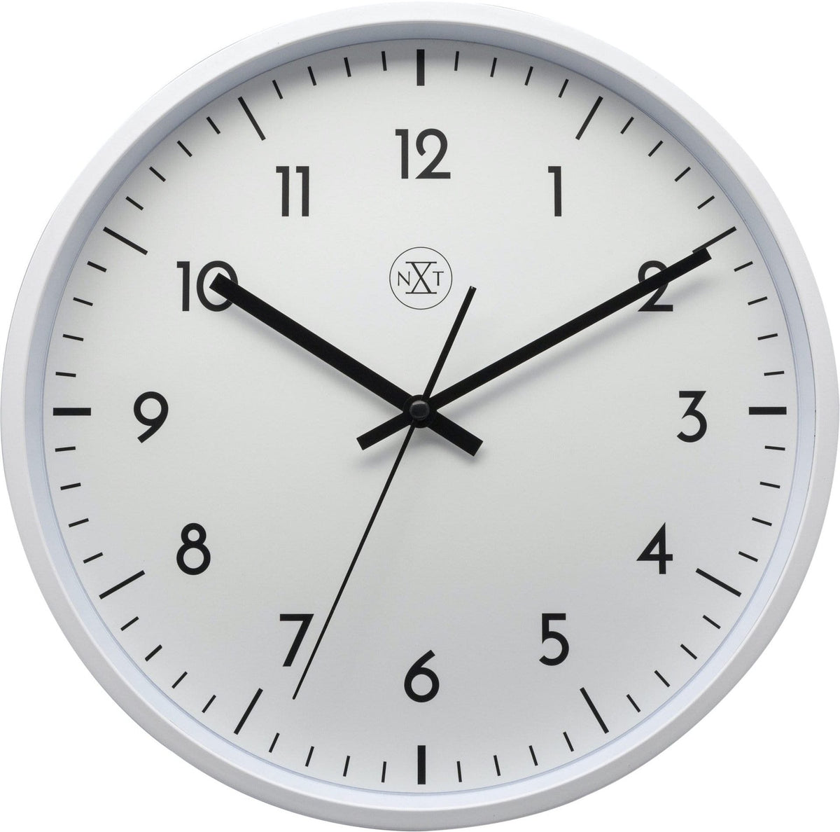 Väggklocka Easy Big 30 cm Vit/Vit från NeXtime