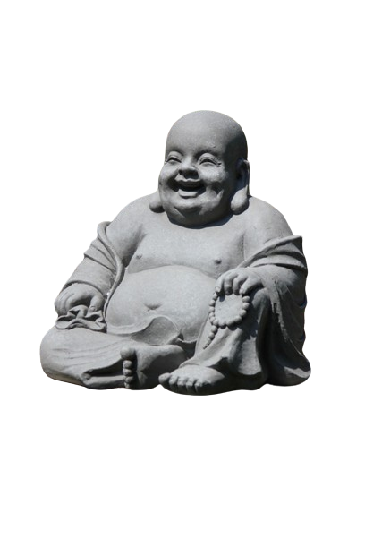 Sittande Lycklig Buddha 40cm - Staty Boeddha Beelden