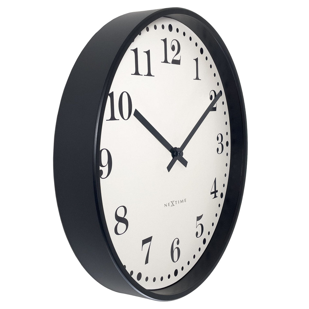 Väggklocka Dickens 30 cm Svart/Vit från NeXtime