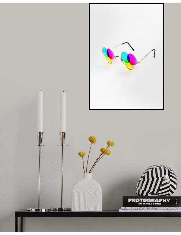 Affisch - Cmyk Glasses