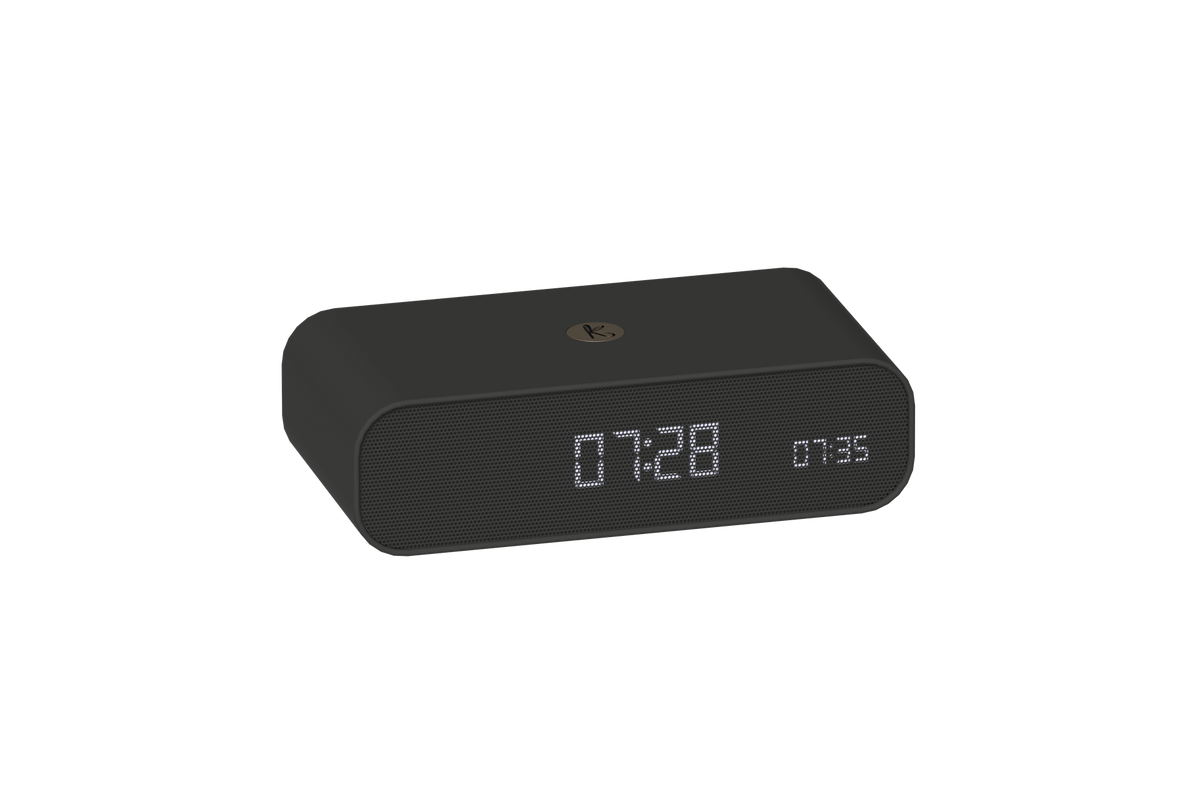 Väckarklocka Wakie Wake-Up Light & Qi Svart från KREAFUNK