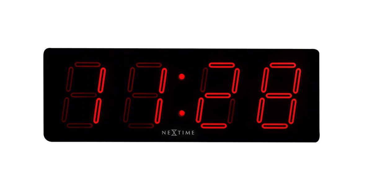 LED-Klocka Big D från NeXtime
