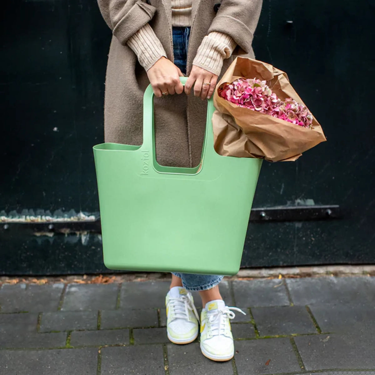 Väska Tasche Väska Nature Leaf Green från Koziol