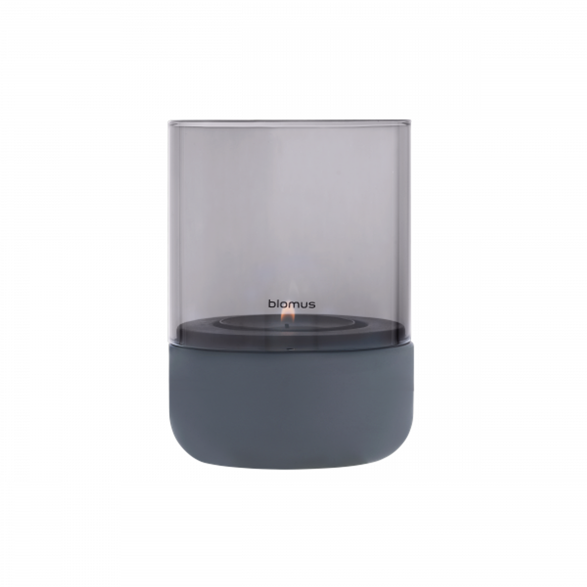 Ljuslykta Calma 14 cm Steel Gray Smoke från blomus