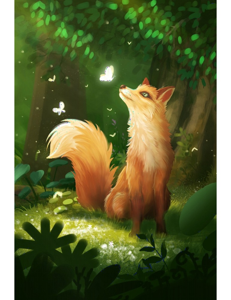 Affisch - Dreamy Fox