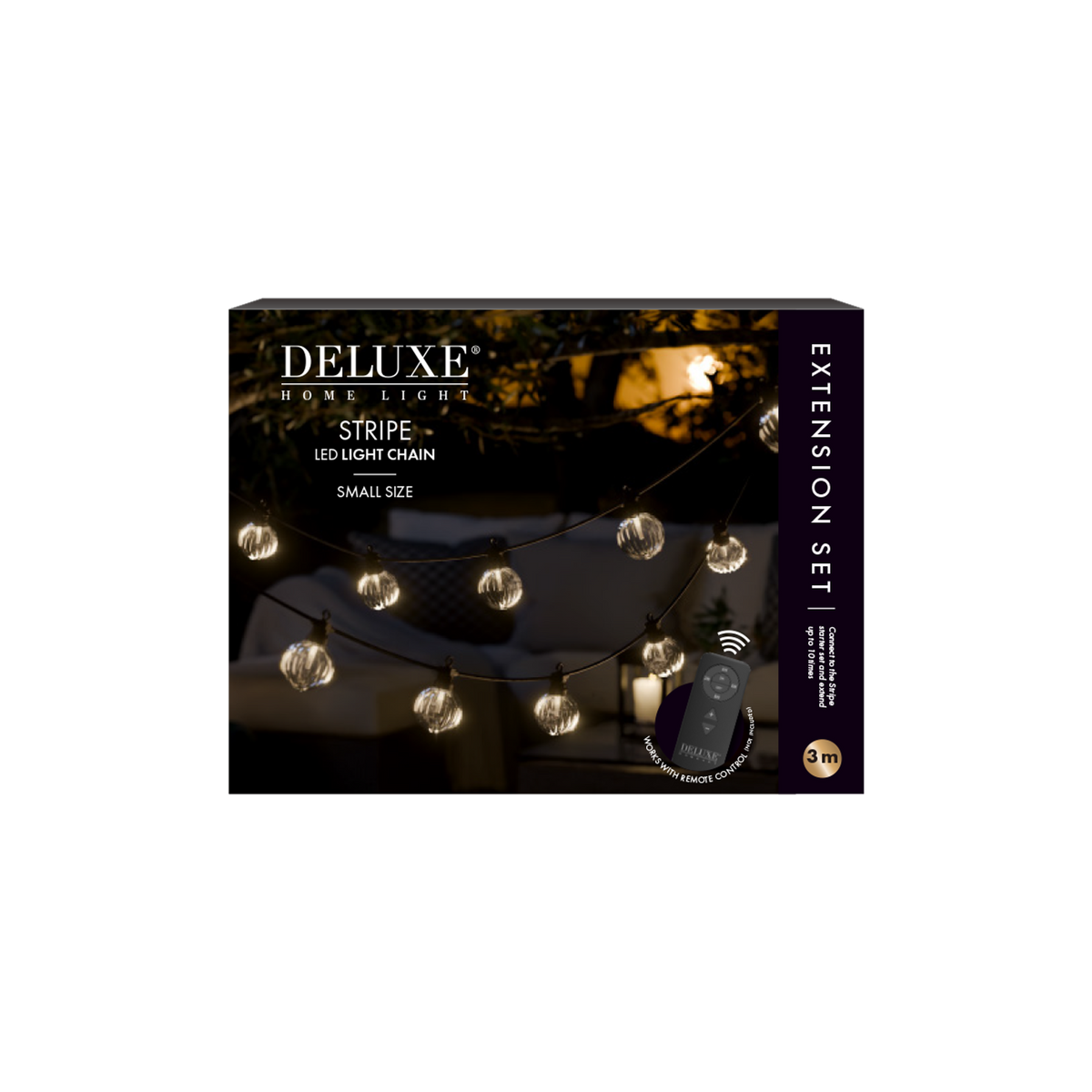 Ljusslinga LED Stripe Extra Set S 3 m från DeluxeHomeart