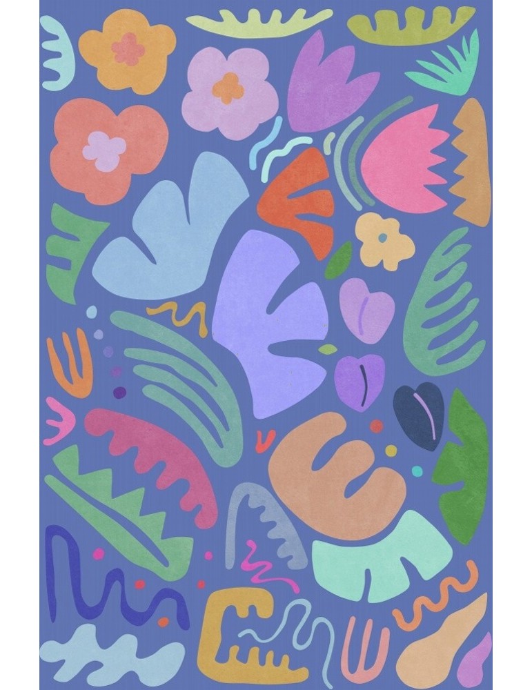 Affisch - Floral Shapes Colors And Shapes Ii Pelcasa 21x30