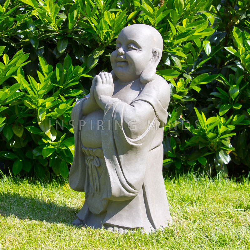 Stående Lycklig Buddha - Staty