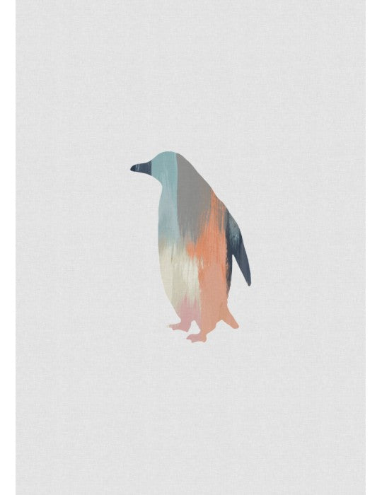 Affisch - Pastel Penguin