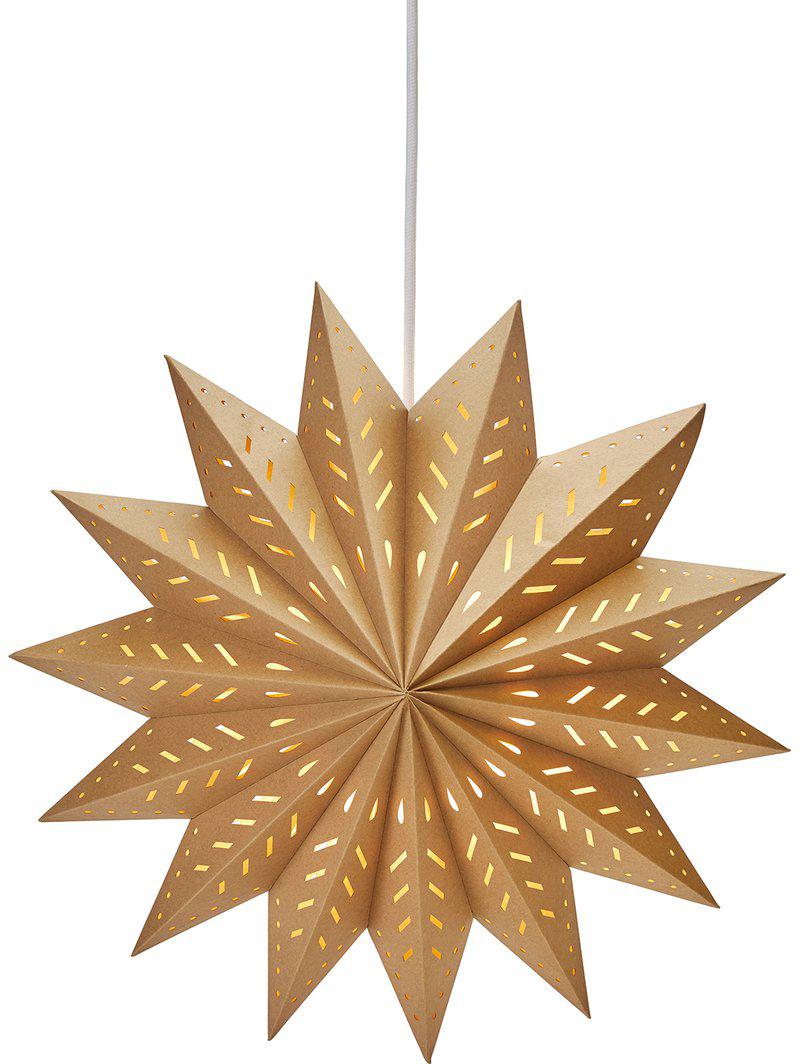 Adventsstjärna Alfa brun 60 cm – PR Home