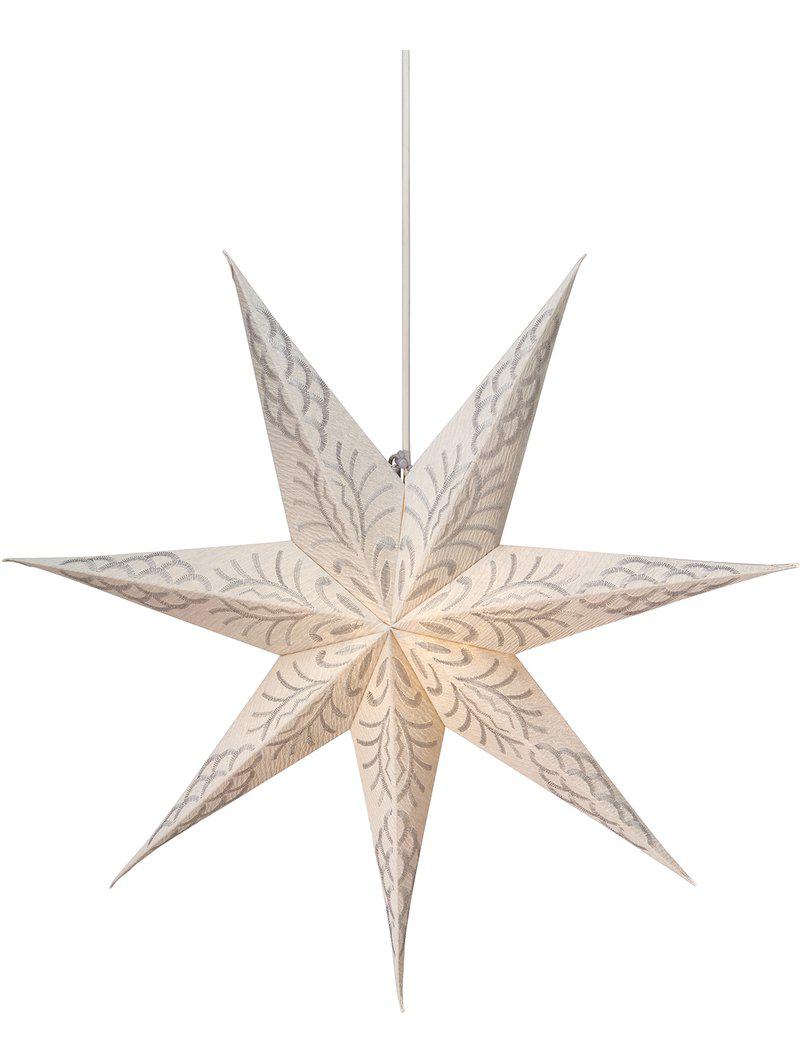 Adventsstjärna Celeste silvergrå 60 cm – PR Home