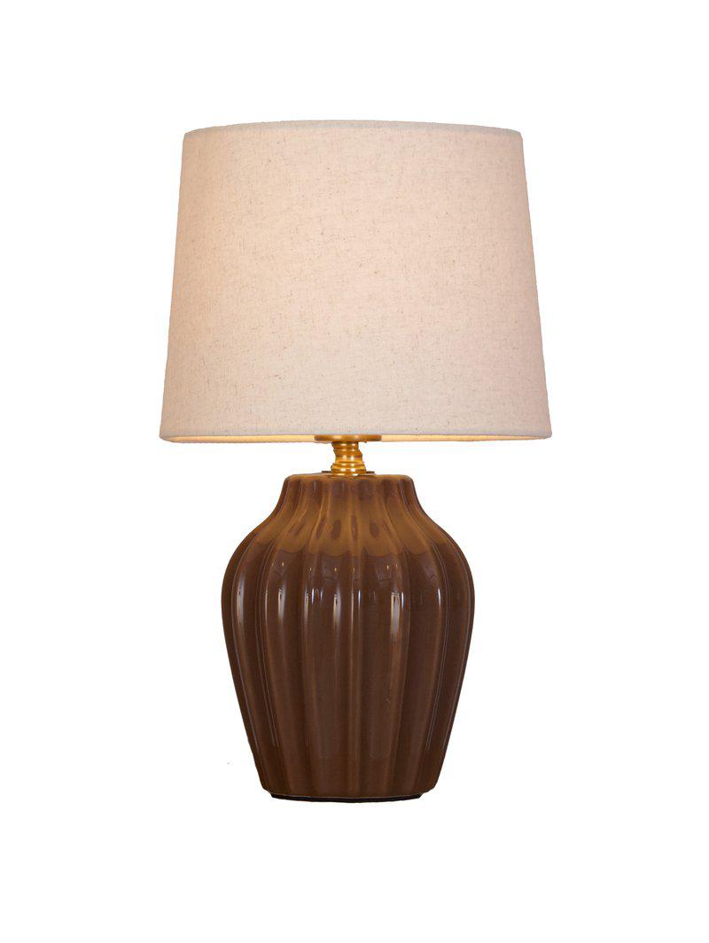 Lyon bordslampa brun 31 cm från PR Home