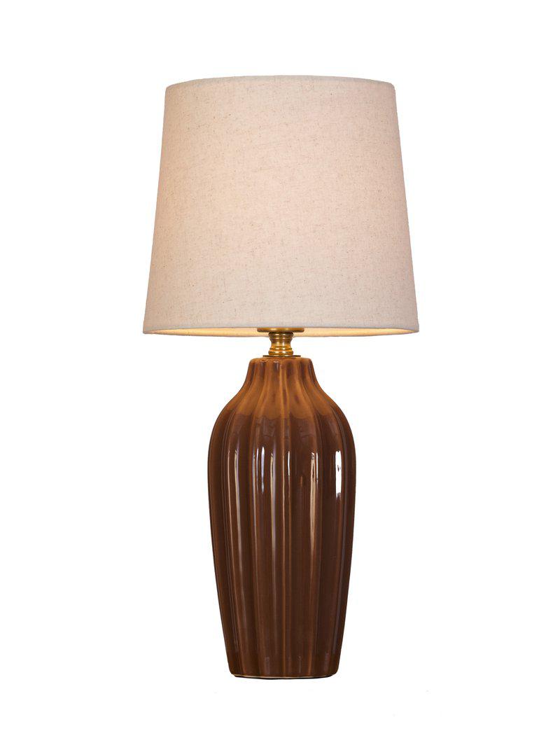 Lyon bordslampa brun – stor – PR Home – bild 1
