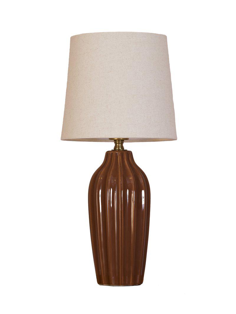 Lyon bordslampa brun – stor – PR Home – bild 2