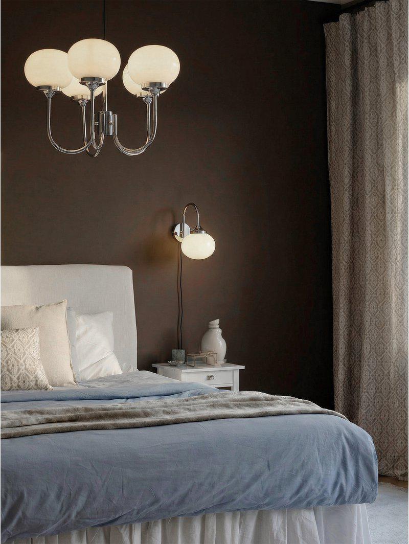 Elsy vägglampa vit/krom – PR Home – bild 5
